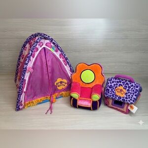VTG Groovy Girls Doll Accessory Set Tent Chair & Pet Carrier Manhattan Toy Co.